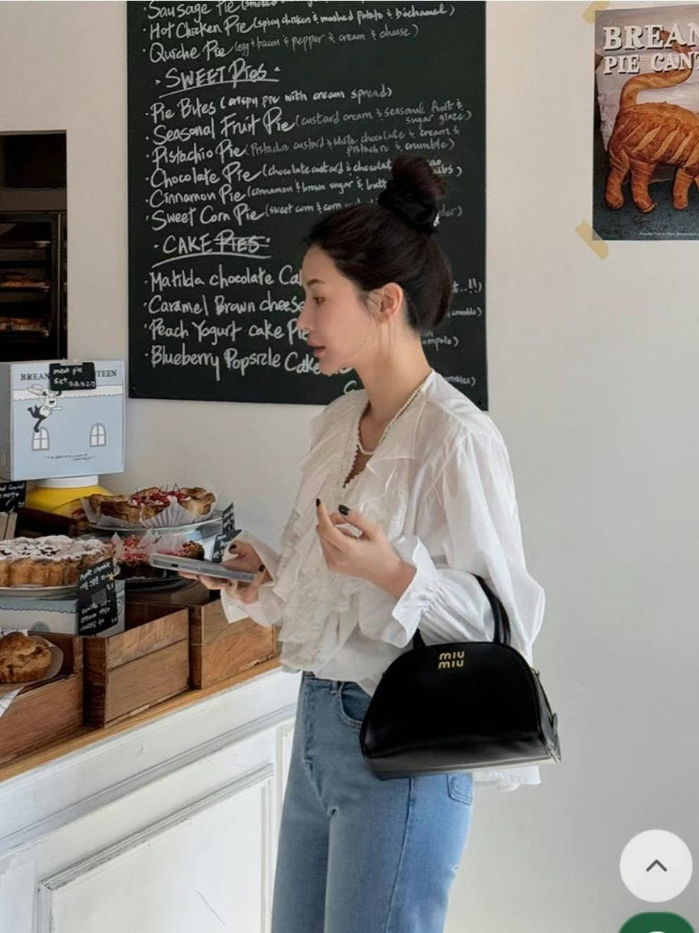 Hyejin layered blouse