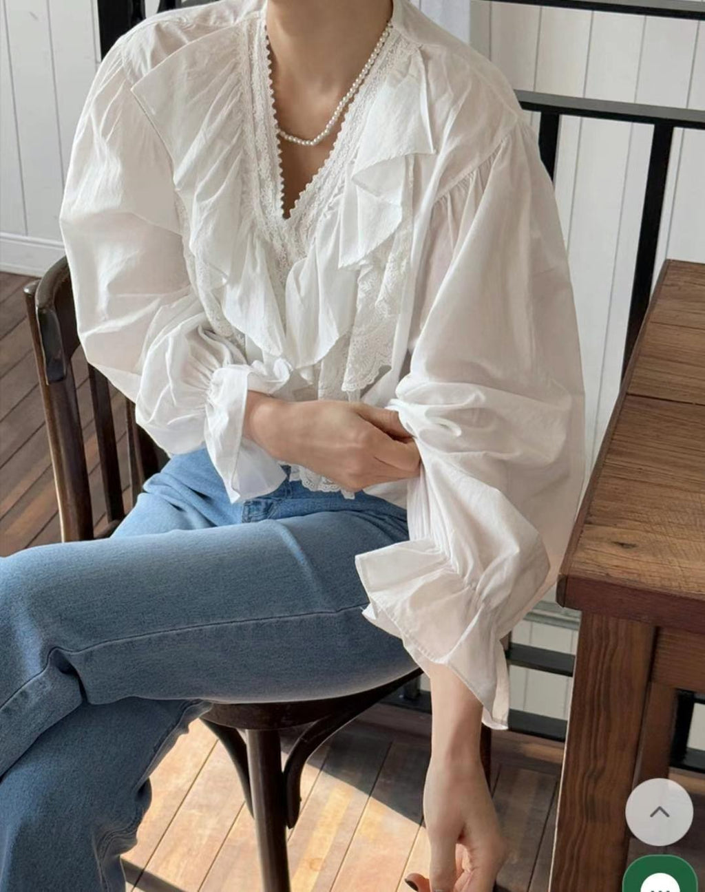 Hyejin layered blouse