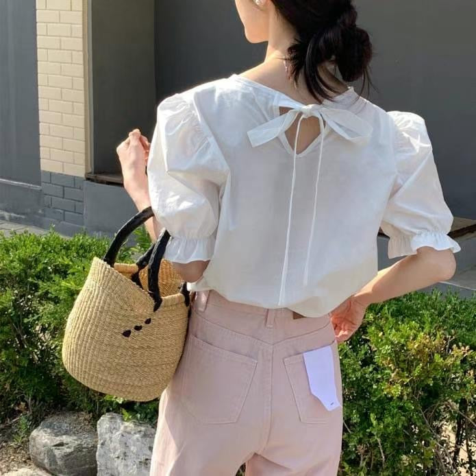 Ballerina blouse white