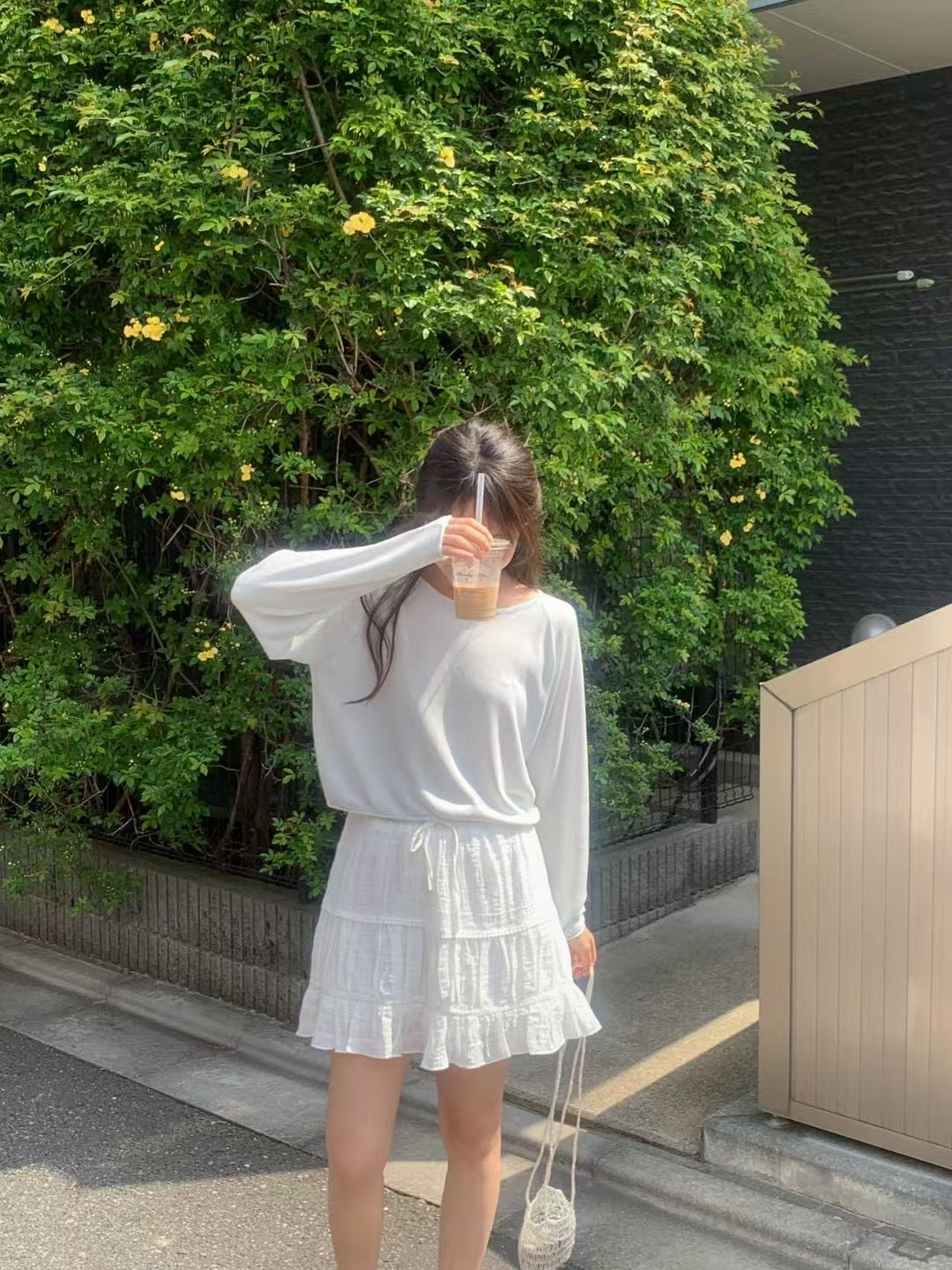 Downy thin knit light blue