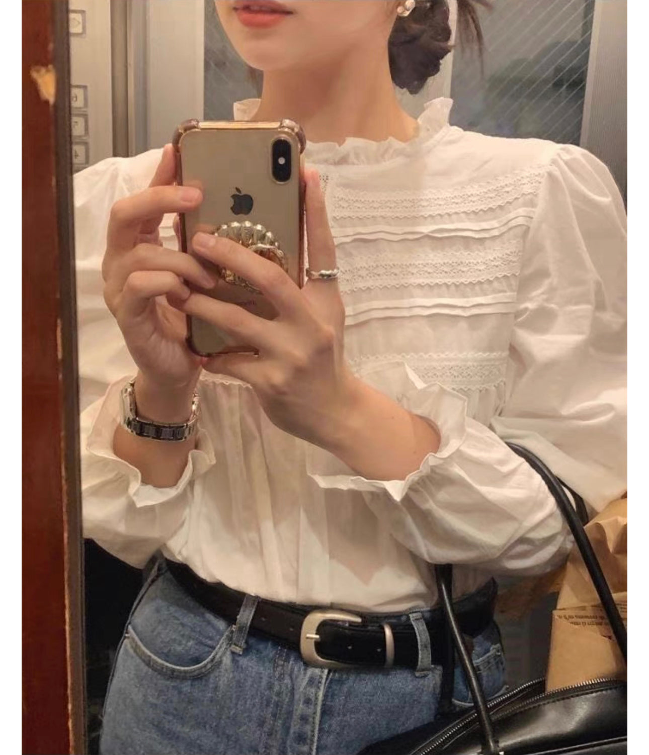 Elsa sweet lace princess blouse