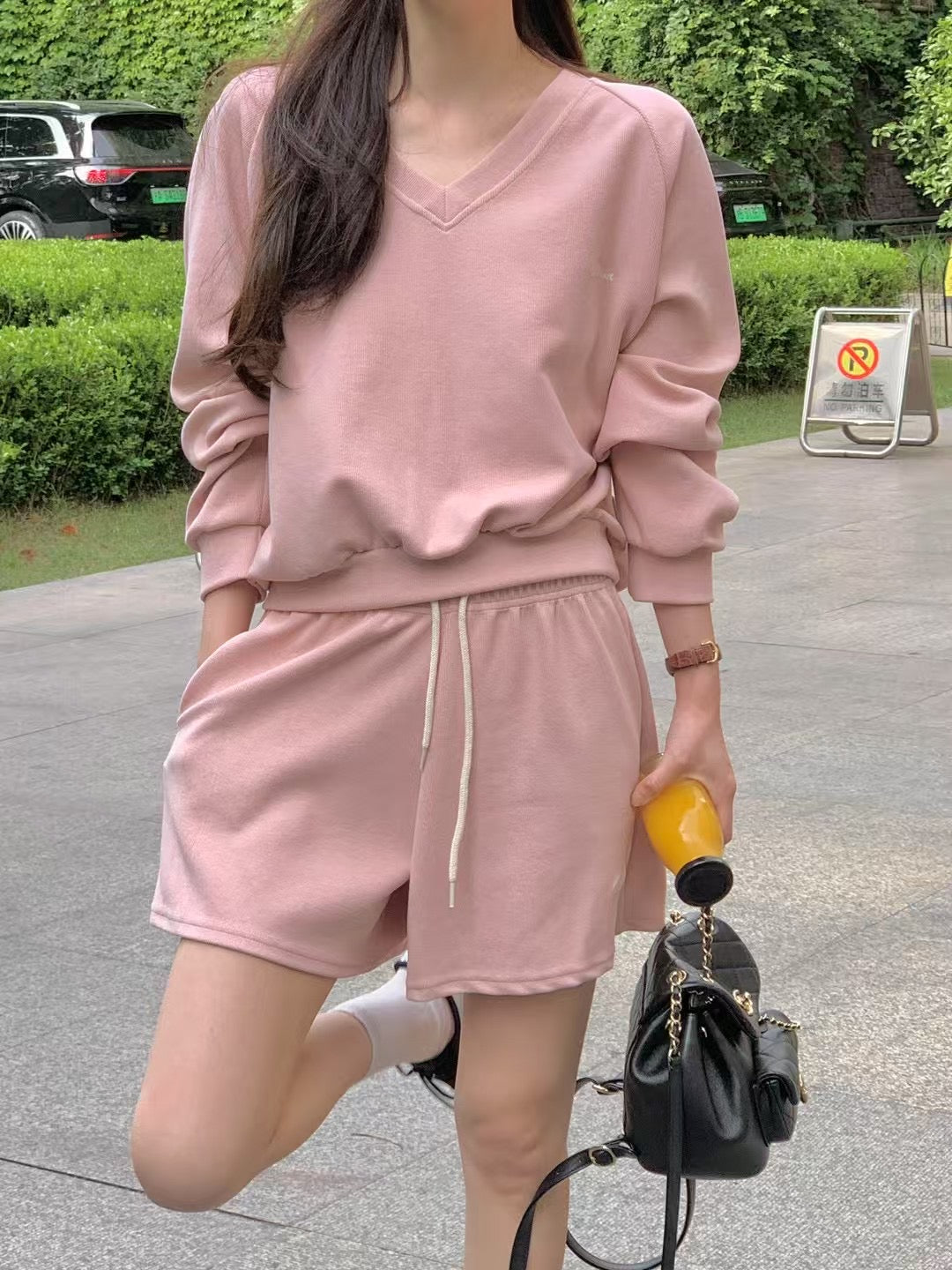 Zora Cozy long sleeve set (rose)