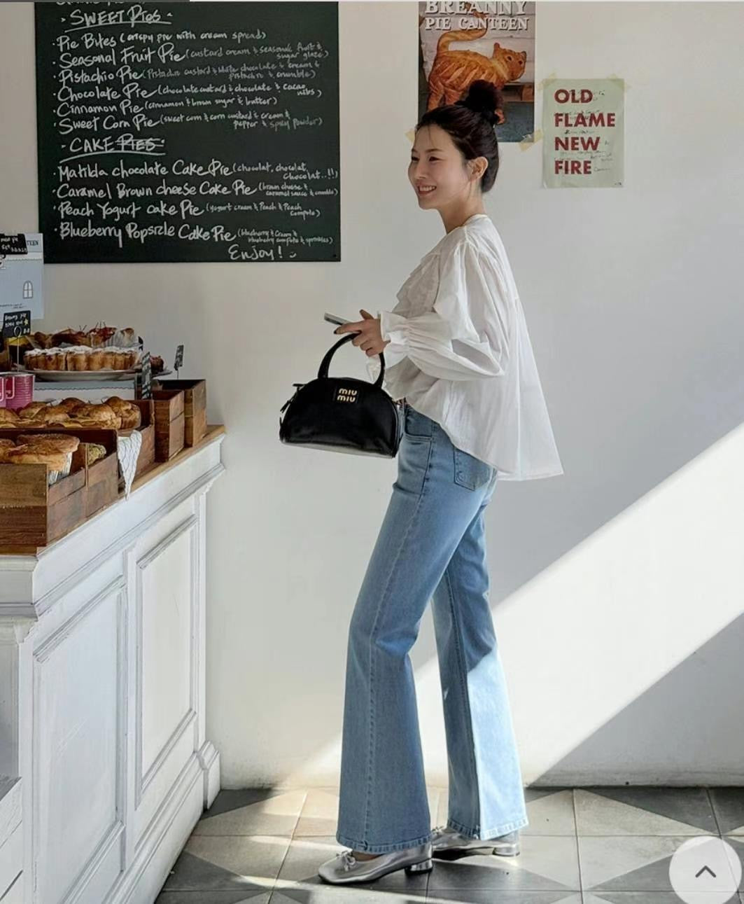 Hyejin layered blouse