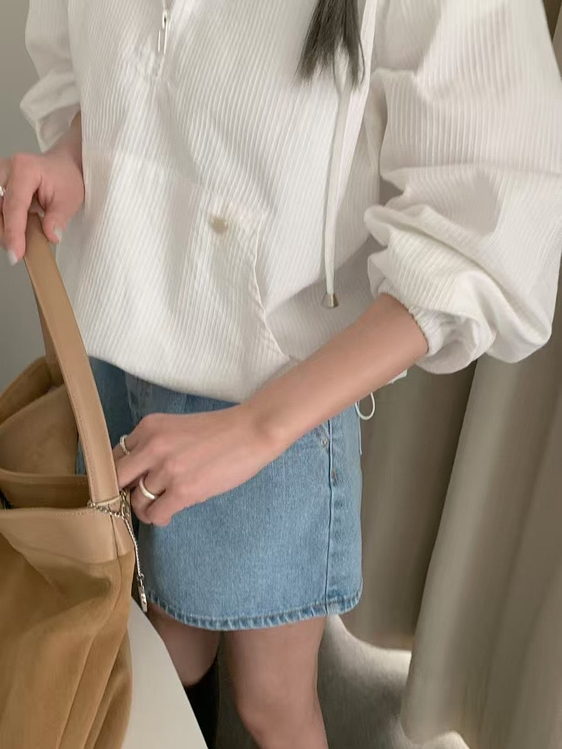Scarlet line jumper-white