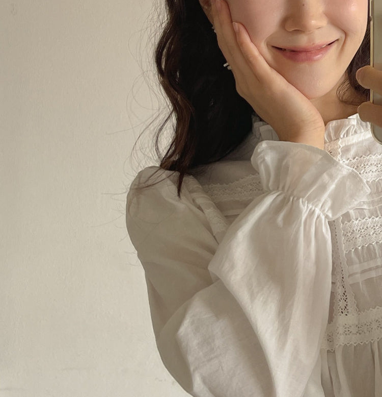Elsa sweet lace princess blouse