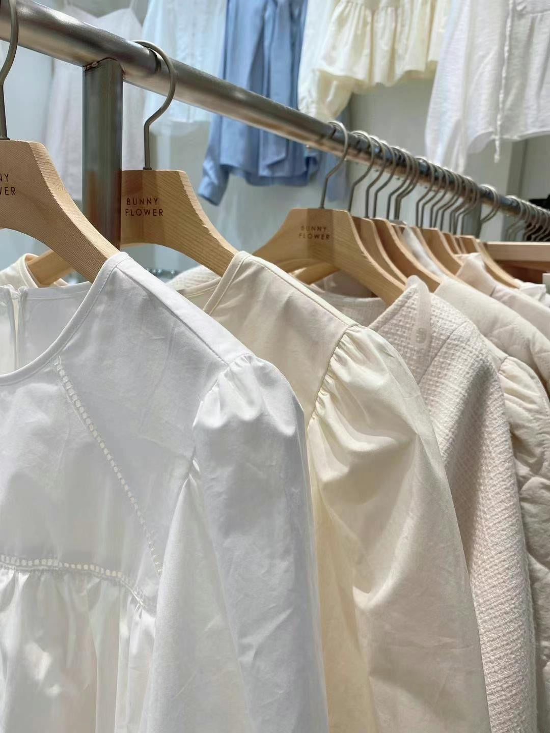 Eileen long sleeve blouse (white)
