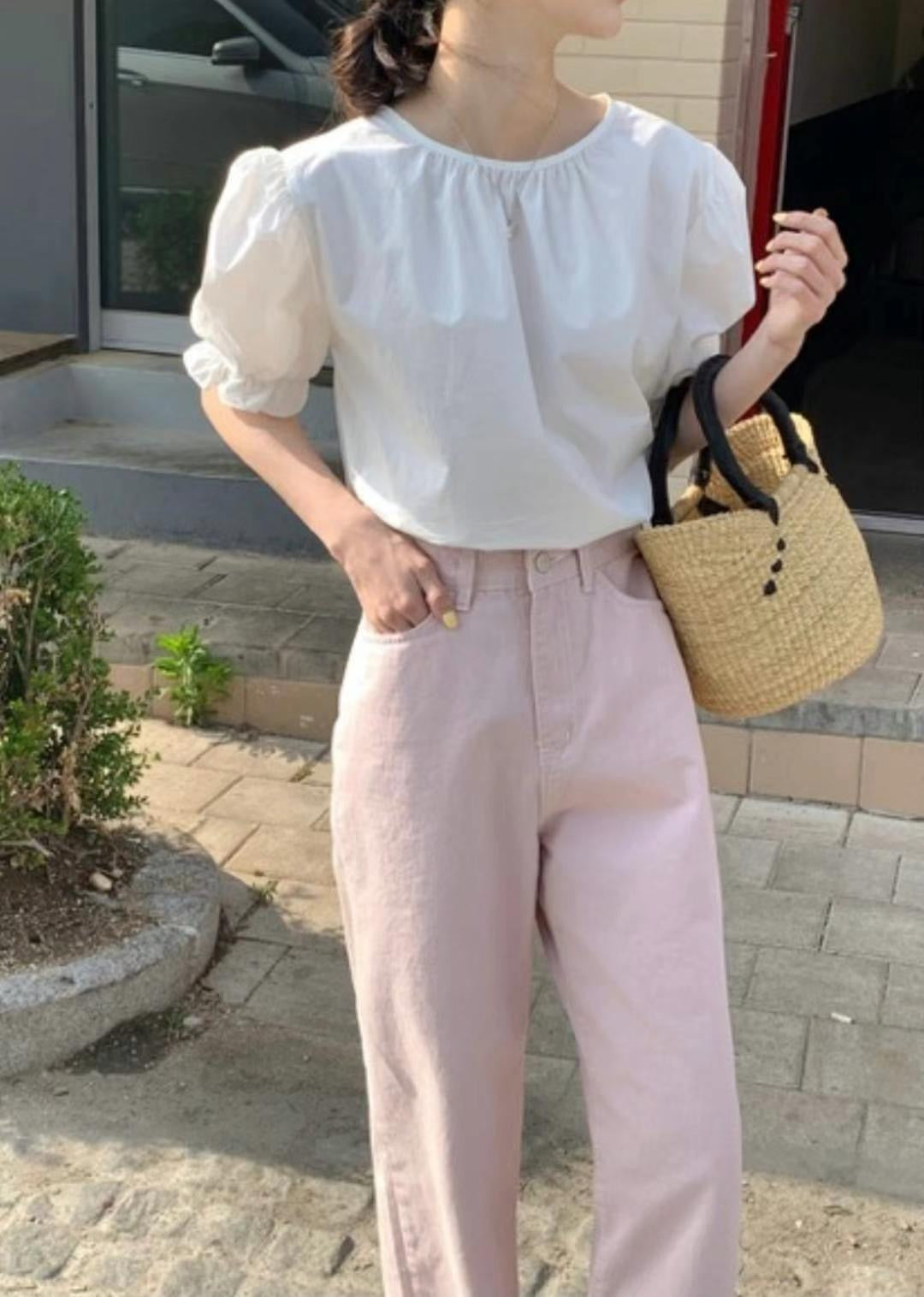 Ballerina blouse white