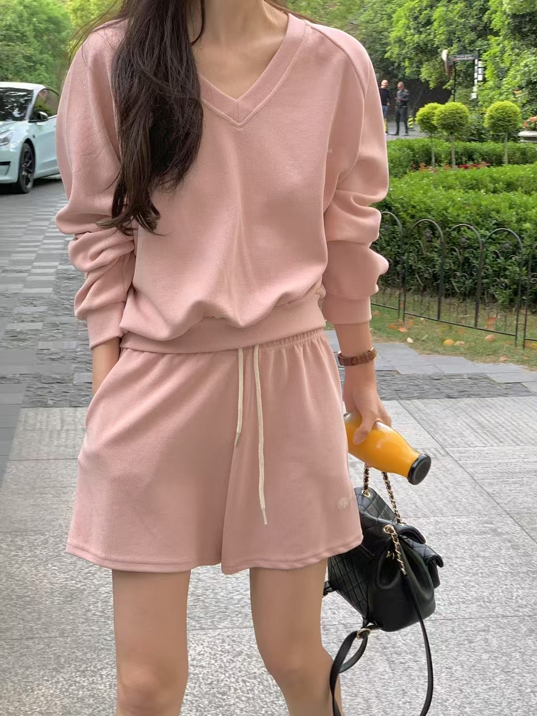 Zora Cozy long sleeve set (rose)
