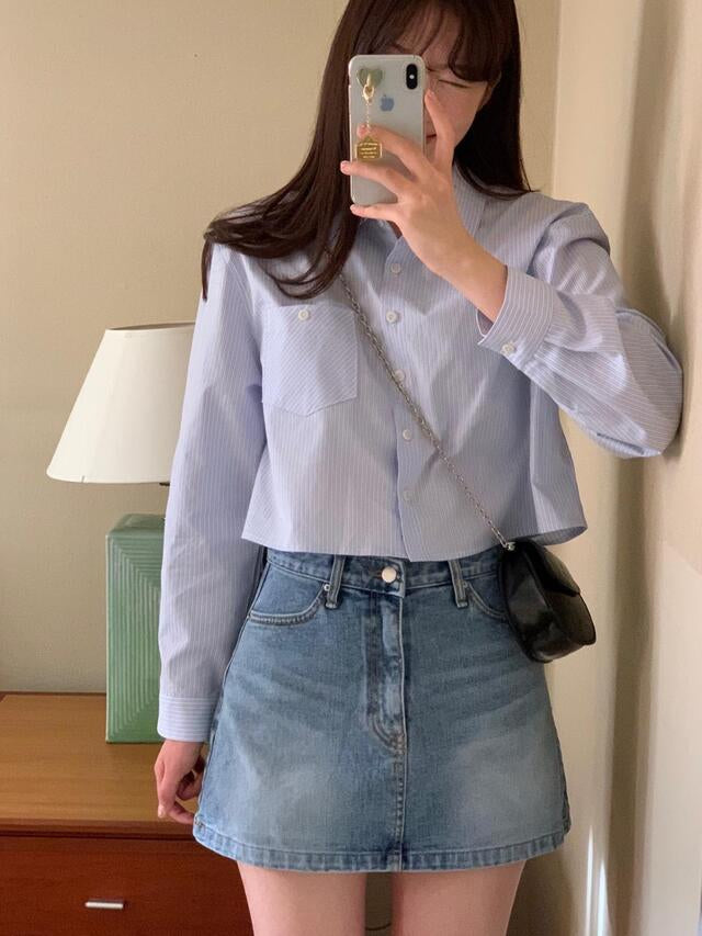 Lisa short buttoned shirt