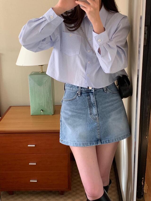 Lisa short buttoned shirt