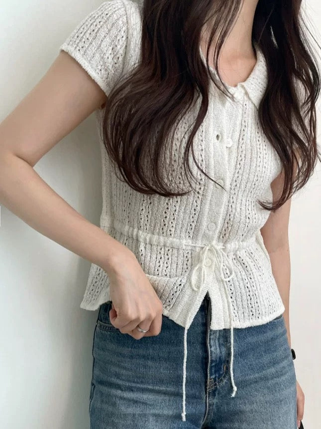 Samatha beige blouse