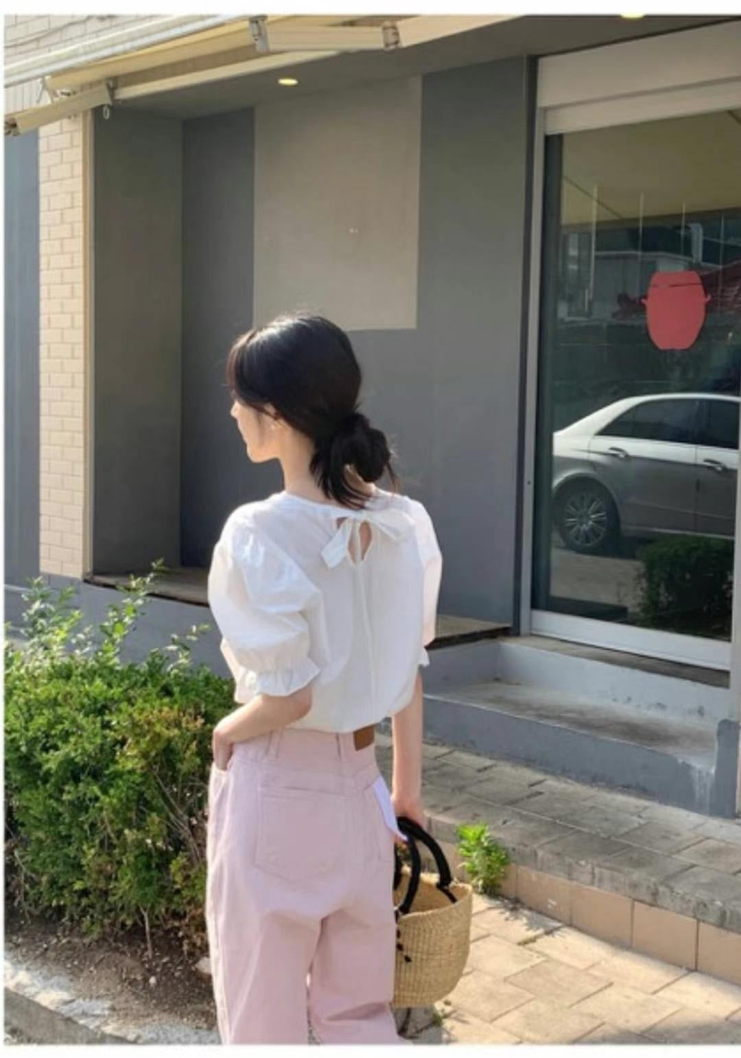 Ballerina blouse white