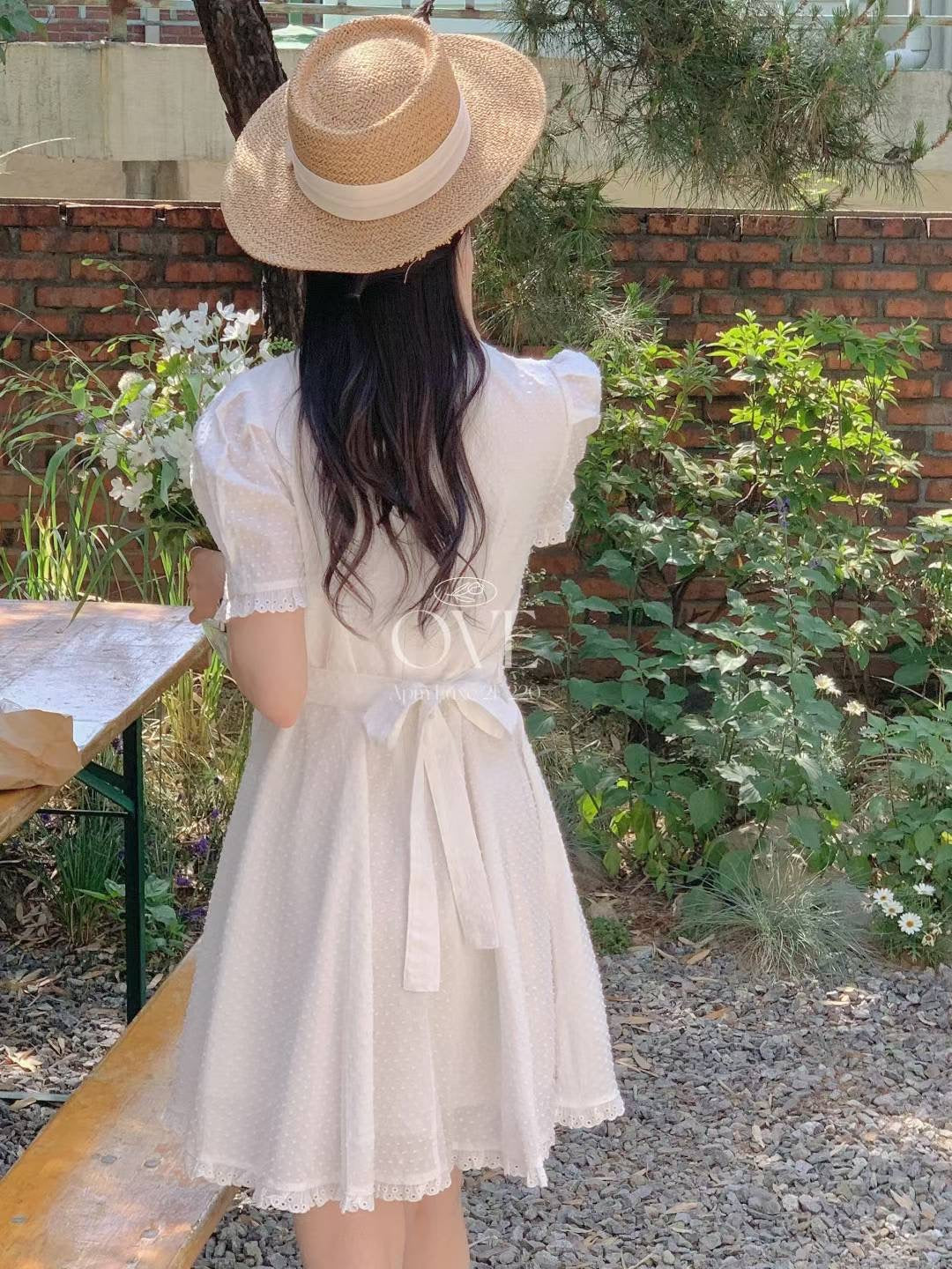 Cloud premium white dress