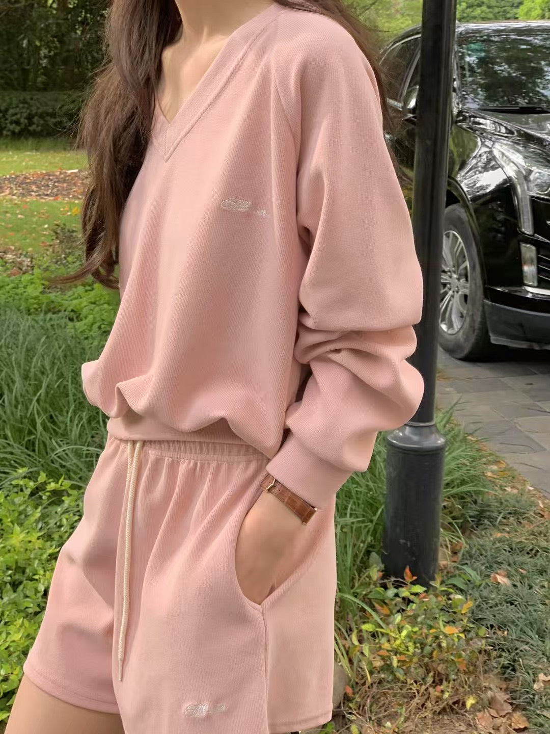Zora Cozy long sleeve set (rose)