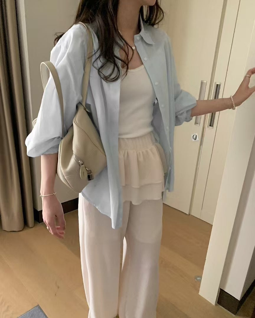 Summer shirt light blue