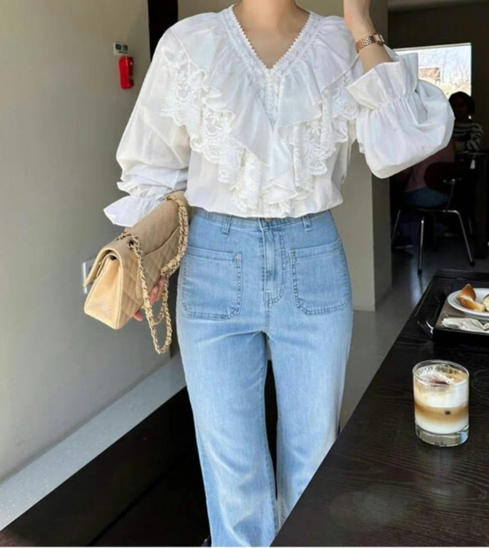 Hyejin layered blouse