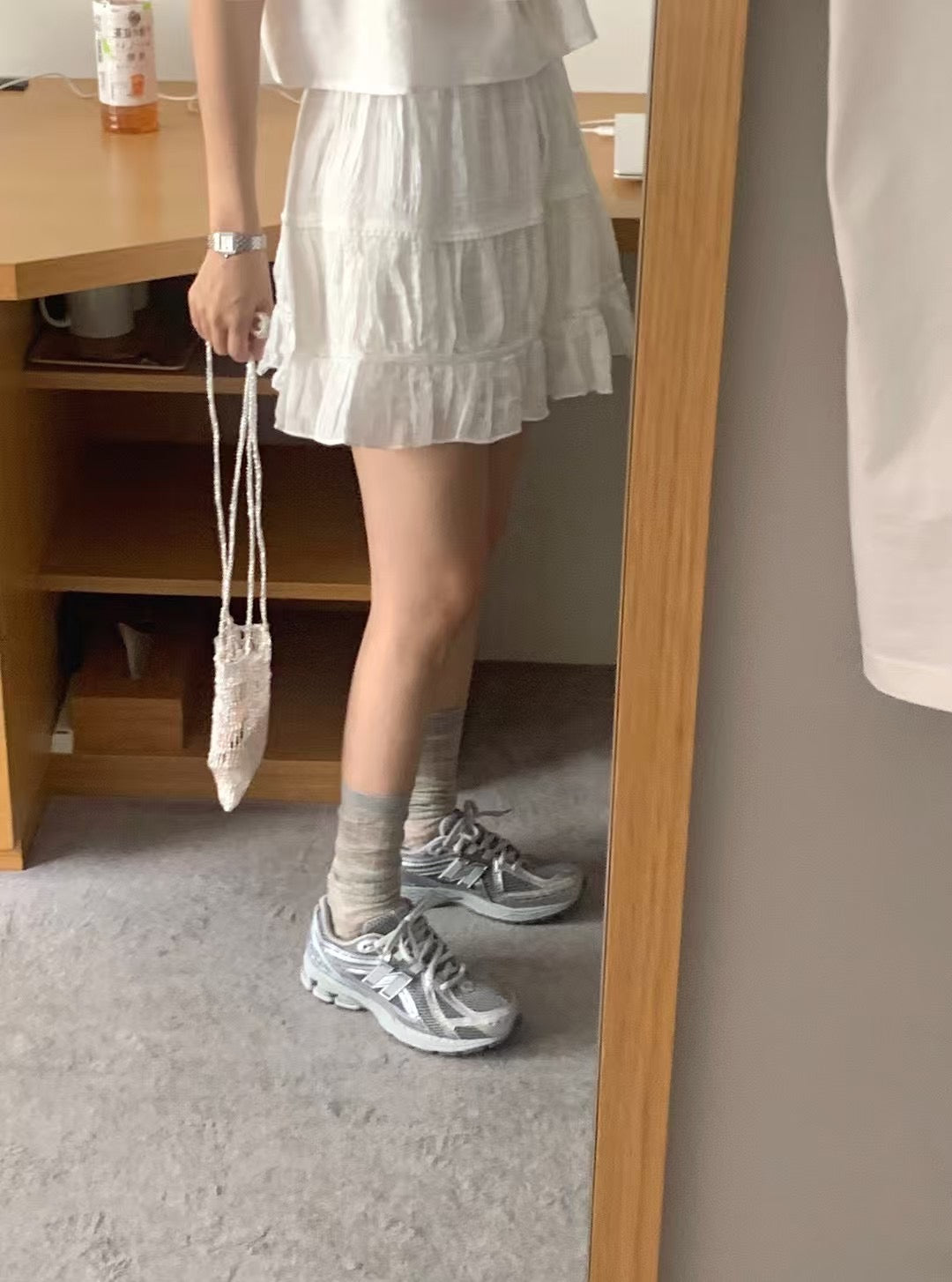 Daisy soft short skirt