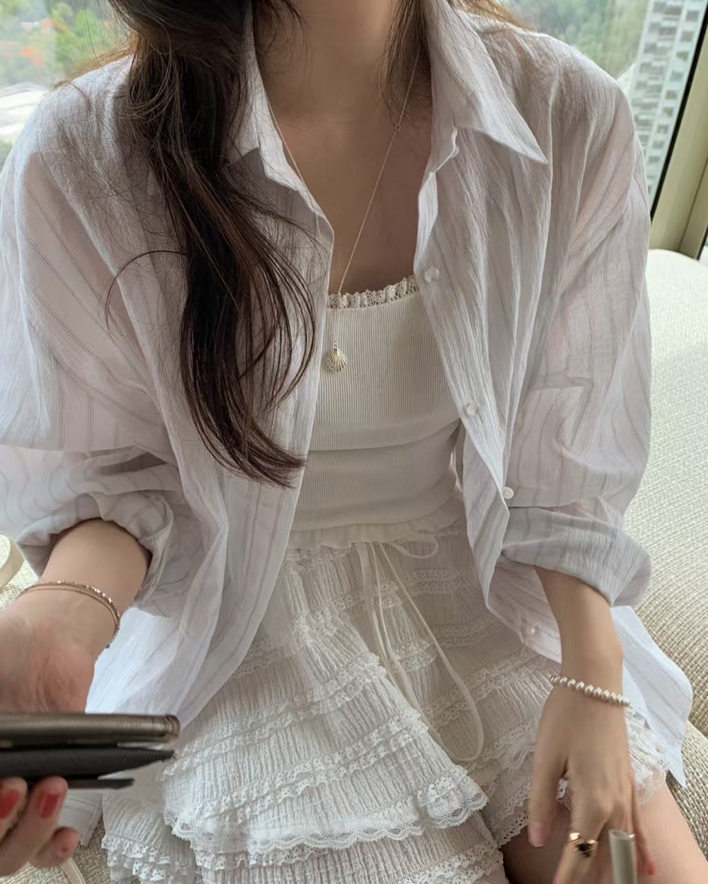 Moon stripe shirt