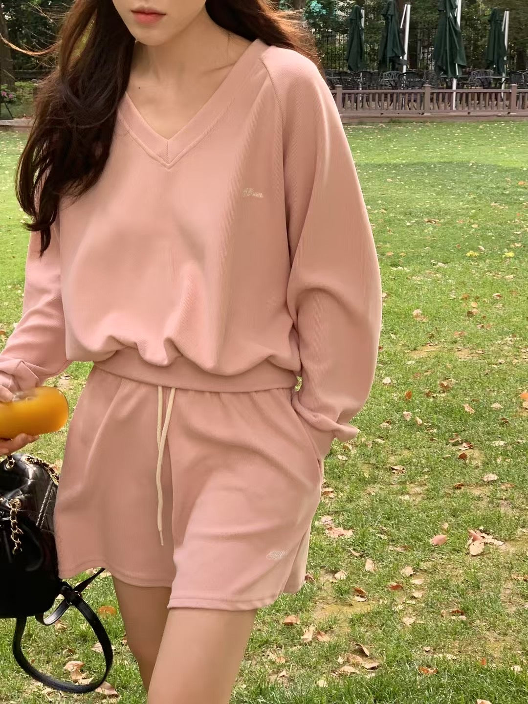 Zora Cozy long sleeve set (rose)