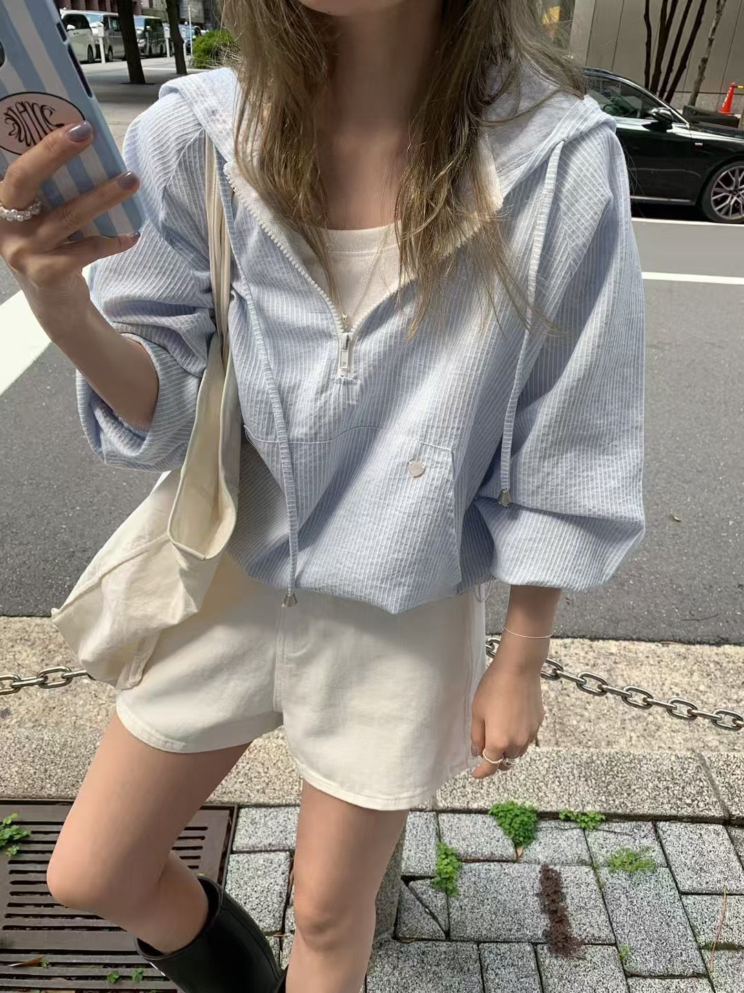 Scarlet line jumper-Blue
