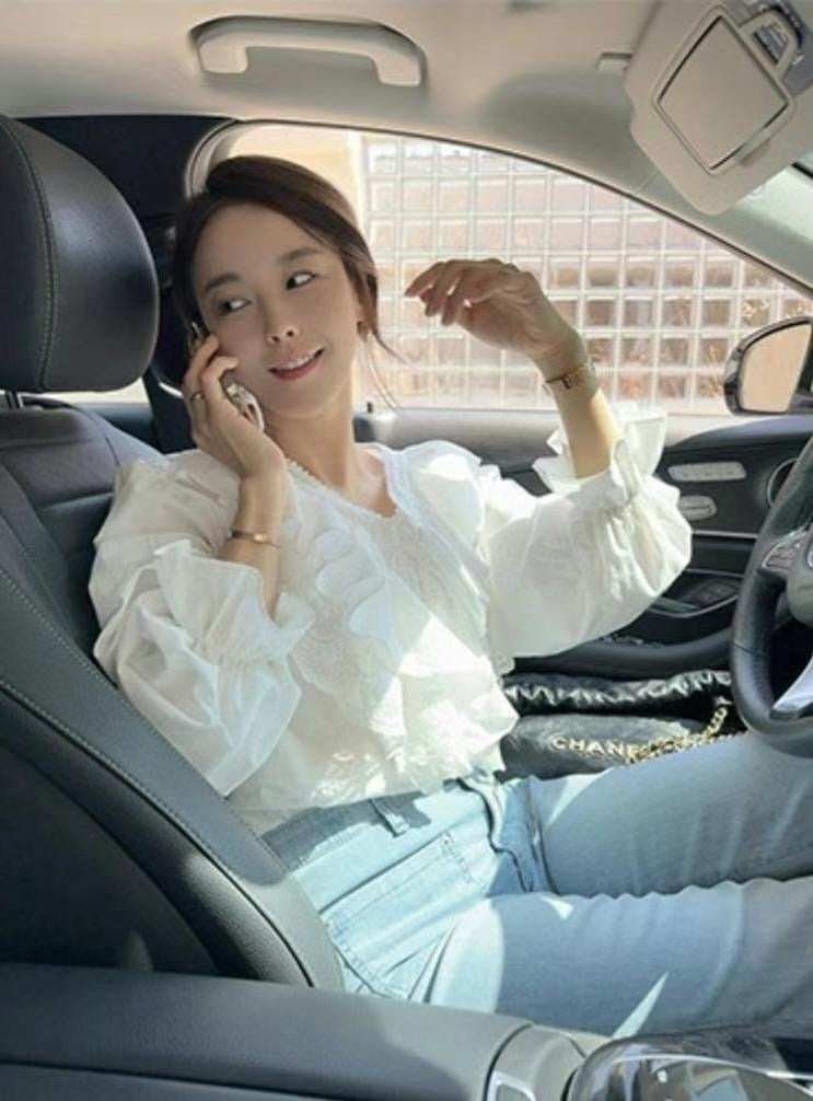 Hyejin layered blouse