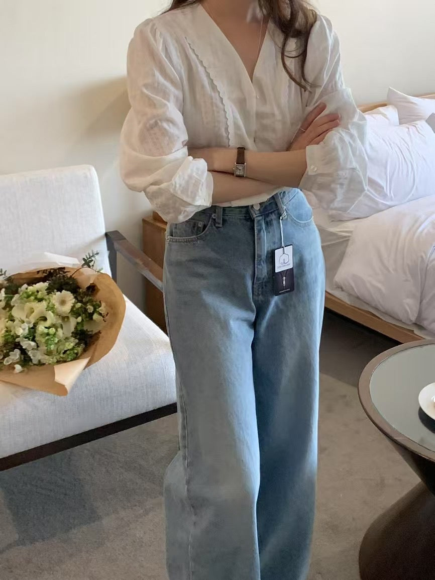 Olive denim pant