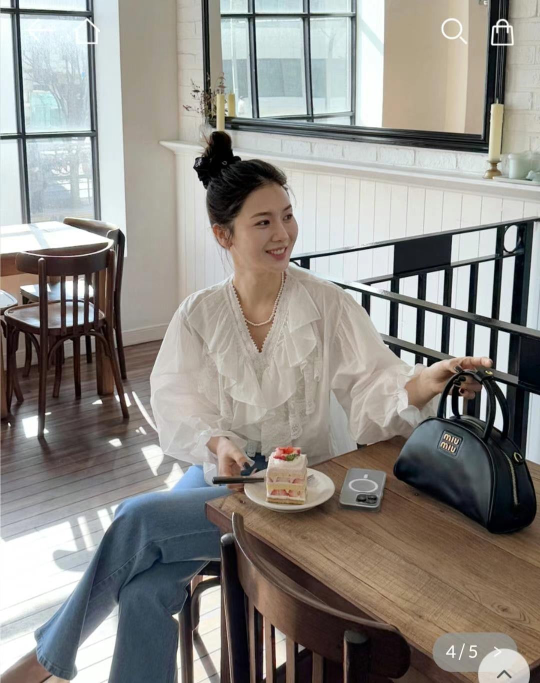 Hyejin layered blouse