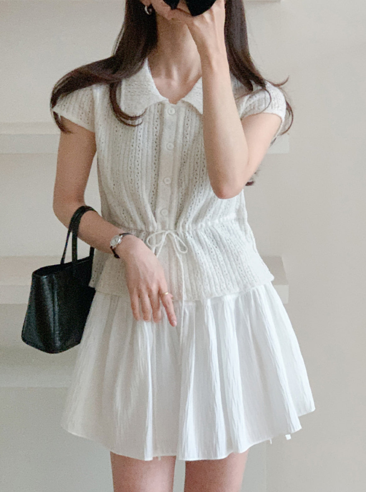 Samatha beige blouse