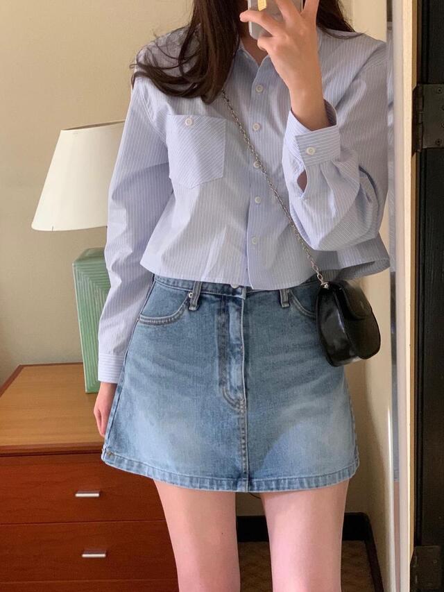 Lisa short buttoned shirt